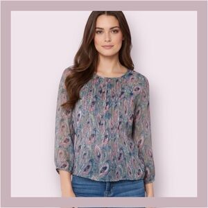 Kimchi Blue (UO) Long Sleeve Blouse Size S